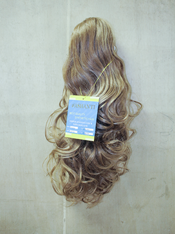 Cabelo Sintético Cacheado Loiro Vitória - Cabelo Sintético Trançado